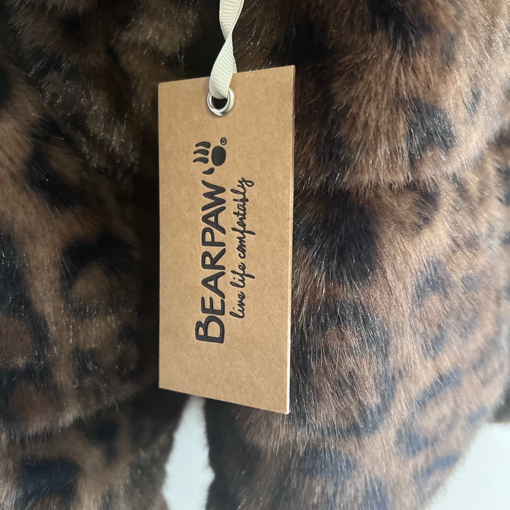 BearPaw faux fur sheeta leopard print Jacket - Picture 7 of 8